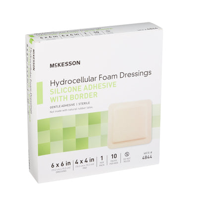 McKesson 5-Layer Foam Dressing 6 X 6 Inch