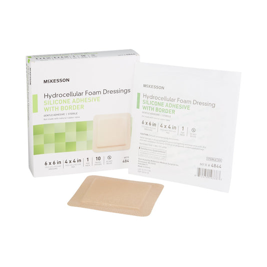 McKesson 5-Layer Foam Dressing 6 X 6 Inch