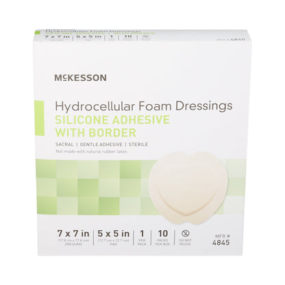McKesson 5-Layer Foam Dressing 7 X 7 Inch