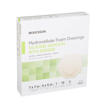 McKesson 5-Layer Foam Dressing 7 X 7 Inch