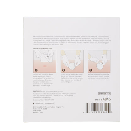 McKesson 5-Layer Foam Dressing 7 X 7 Inch