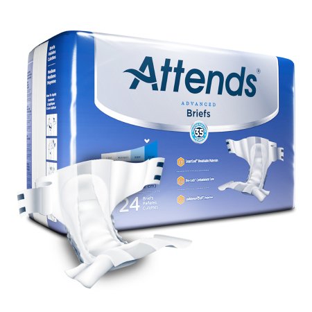 Attends DermaDry Advance Briefs, Various Sizes