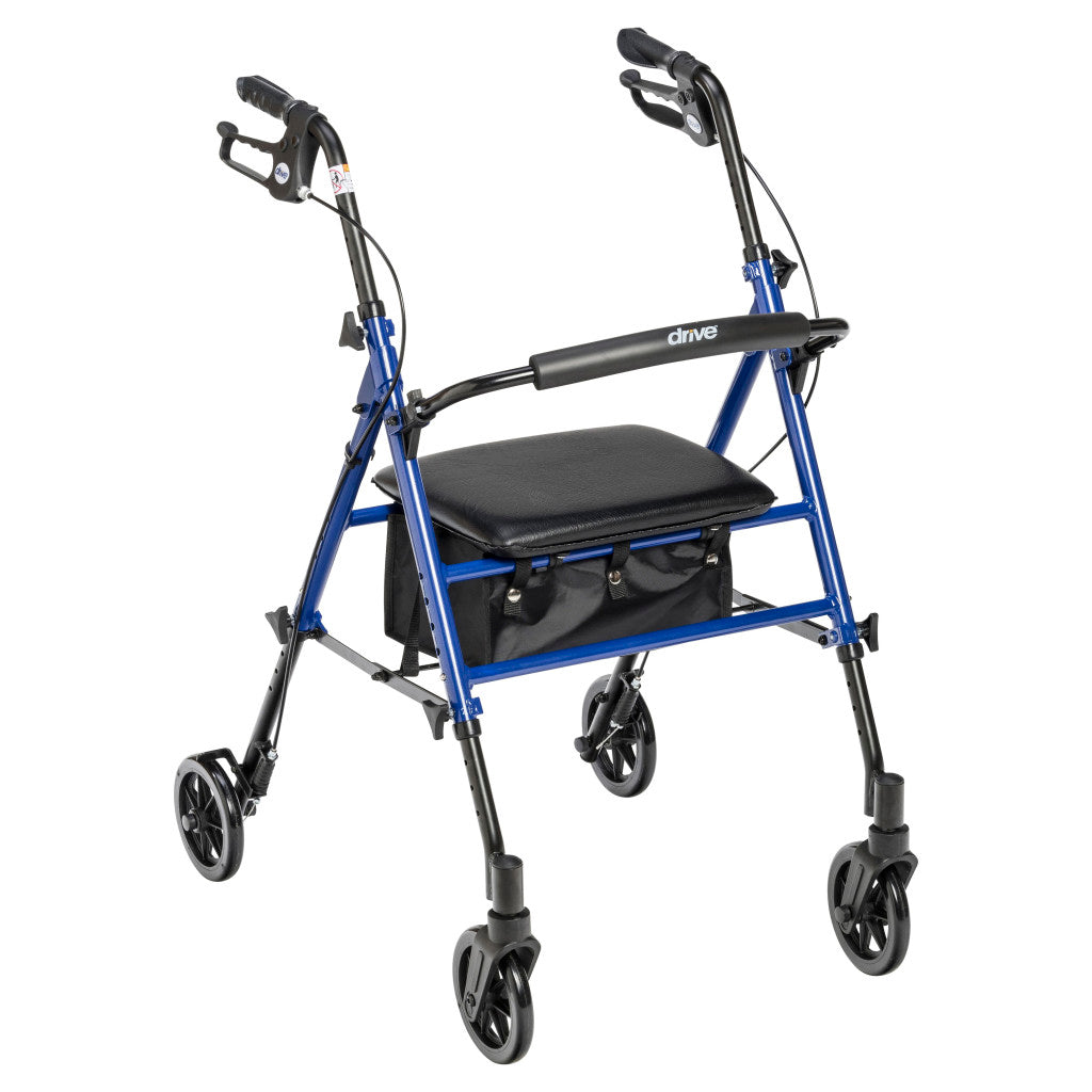 Adjustable Height Rollator with 6" Wheels