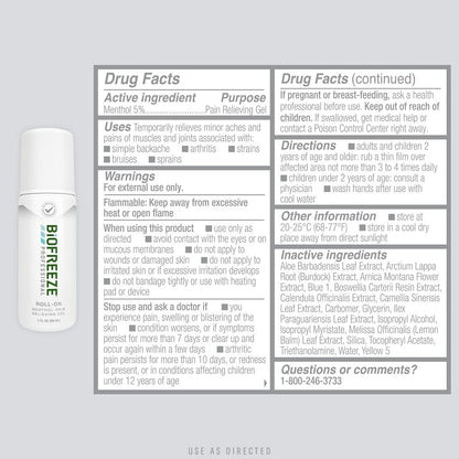 BIOFREEZE Professional 3oz Roll On