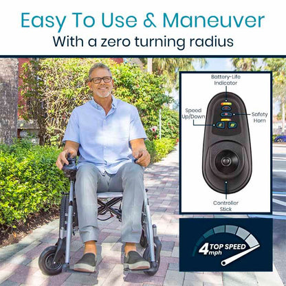 Compact Power Wheelchair- Vive