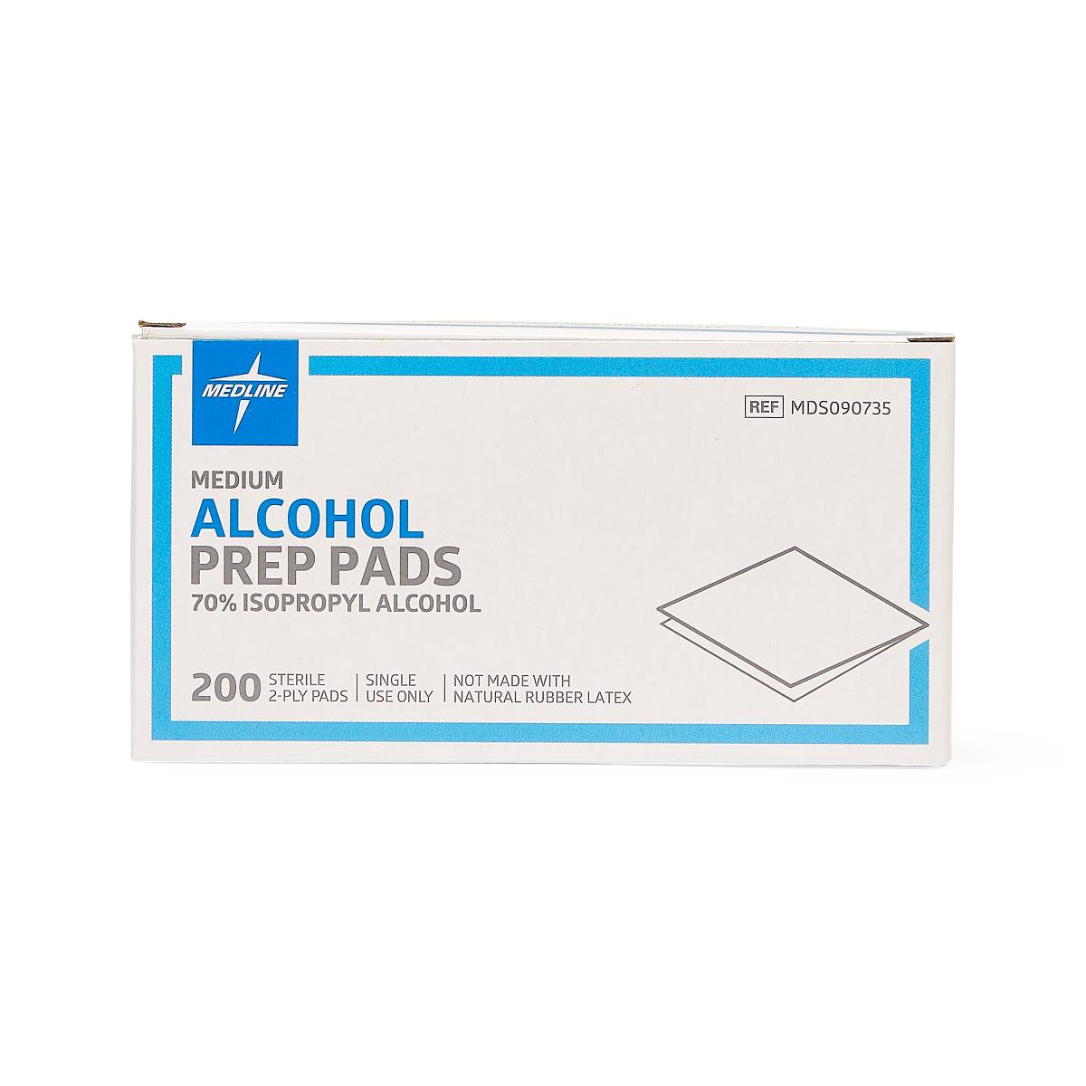 Sterile Alcohol Prep Pads (Medium)
