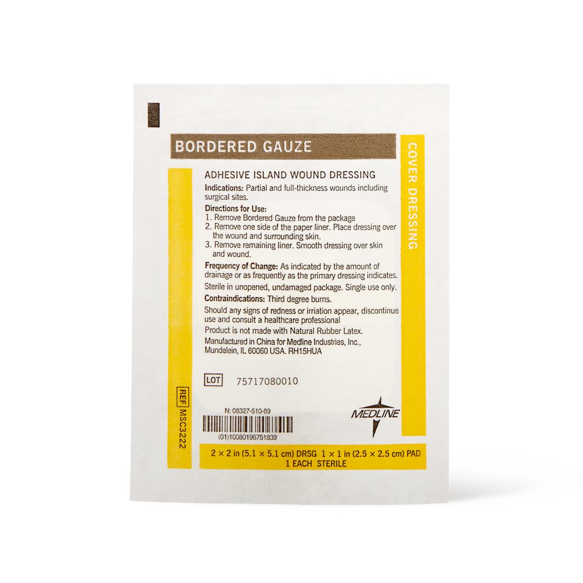 Sterile Island Dressing - Gauze, Assorted Sizes Sterile Island Dressing - Gauze, Assorted Sizes