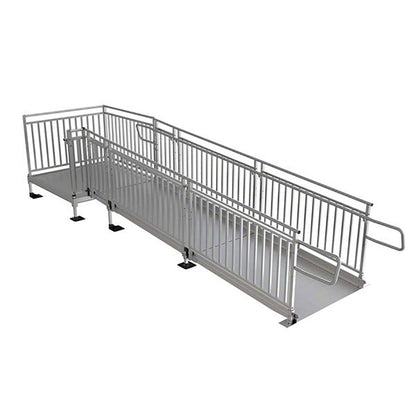 Pathway HD Modular Ramp Systems with Picketed Handrails