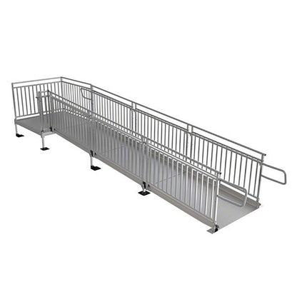 Pathway HD Modular Ramp Systems with Picketed Handrails