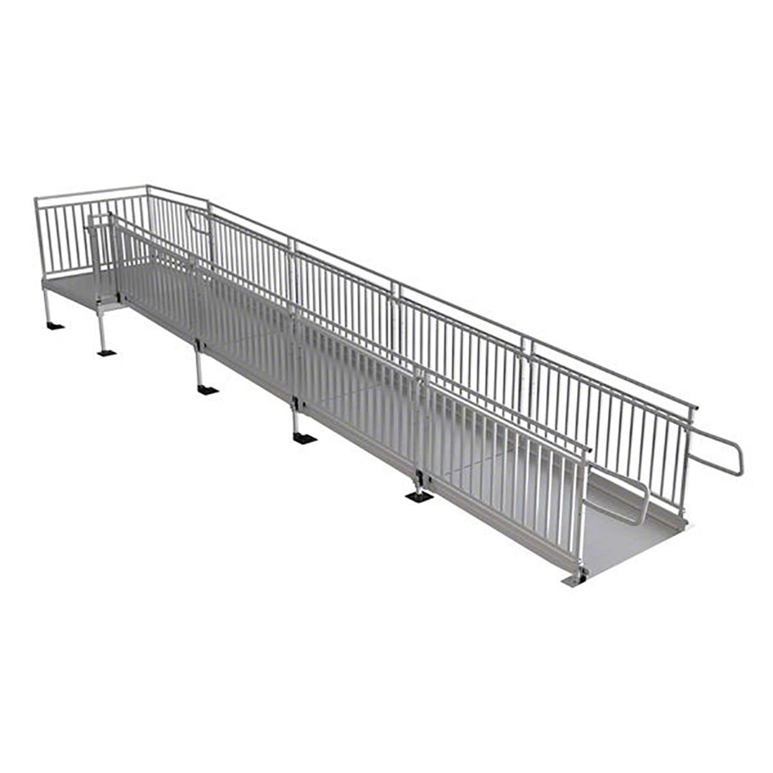 Pathway HD Modular Ramp Systems with Picketed Handrails