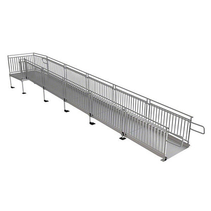 Pathway HD Modular Ramp Systems with Picketed Handrails