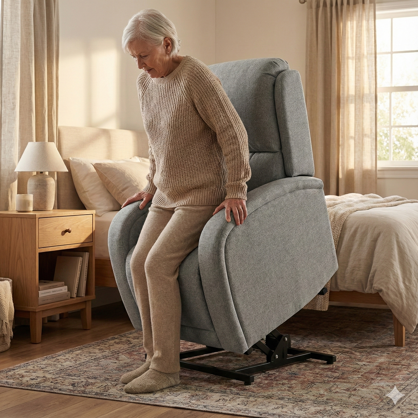 EZ Sleeper PR-761 Lift Chair | Twilight Technology- Color Shale