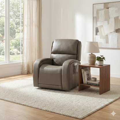 Ez Sleeper PR-761 Maxicomfort with Twilight- Luxury lift chair - Shitake Brisa