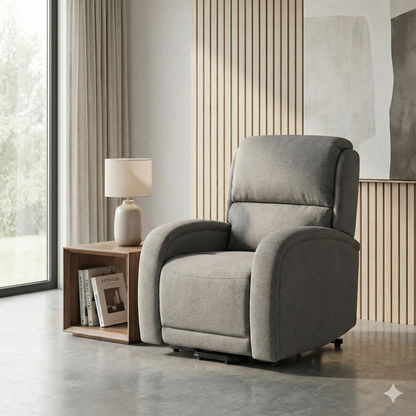 EZ Sleeper PR-761 Maxicomfort with Twilight- Luxury lift chair - Shale High Performance Fabric