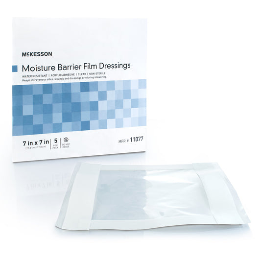 IV Site Barrier Protector McKesson 7 X 7 Inch NonSterile PK/5