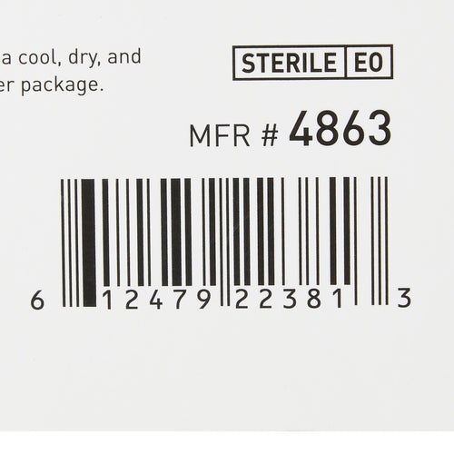 McKesson Foam Dressing 4 X 4 Inch Without Border Film