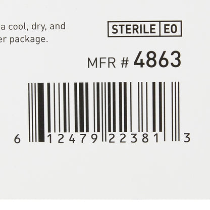 McKesson Foam Dressing 4 X 4 Inch Without Border Film