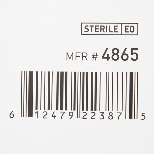 McKesson Foam Dressing 7 X 7 Inch Without Border Film Backing