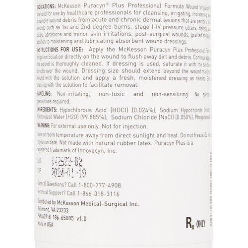 McKesson Wound Cleanser Puracyn® Plus Professional 4oz.