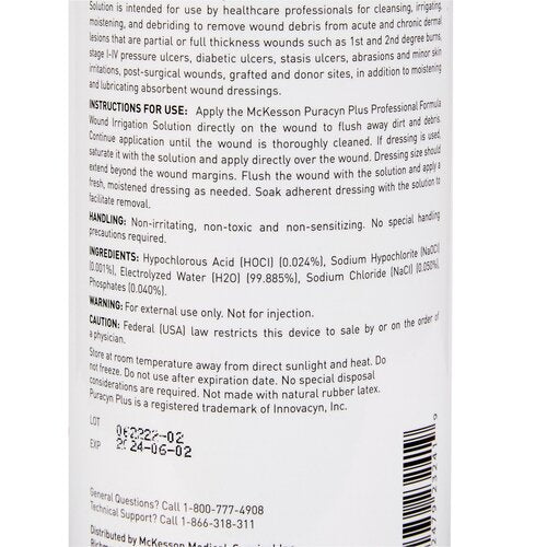 McKesson Wound Cleanser Puracyn® Plus Professional 16.9 oz.