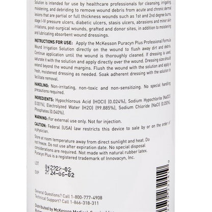 McKesson Wound Cleanser Puracyn® Plus Professional 16.9 oz.