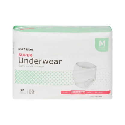 McKesson Absorbent Underwear Pull On - Adult Medium Unisex
