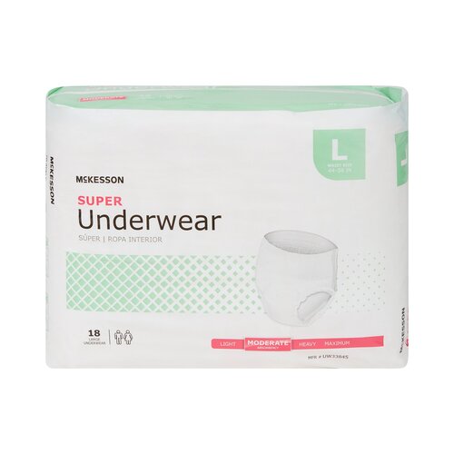 McKesson Absorbent Underwear Pull On - Adult Large Unisex