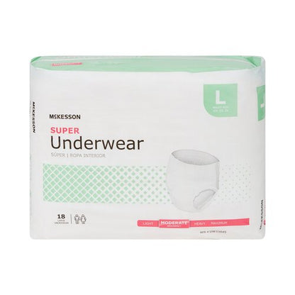 McKesson Absorbent Underwear Pull On - Adult Large Unisex