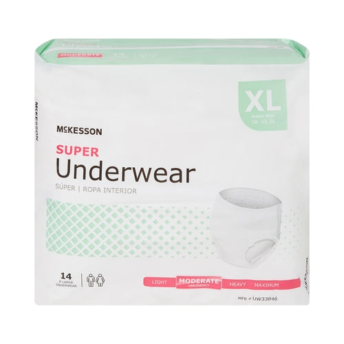 McKesson Absorbent Underwear Pull On Adult X-Large Unisex