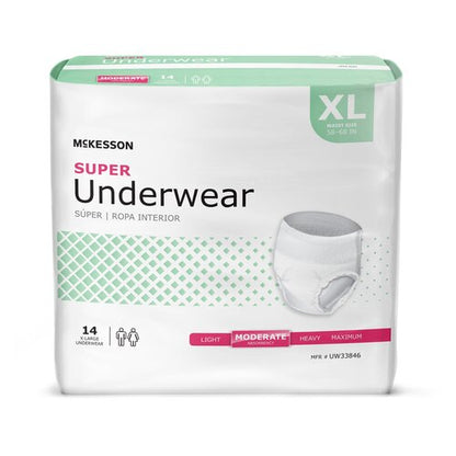 McKesson Absorbent Underwear Pull On Adult X-Large Unisex