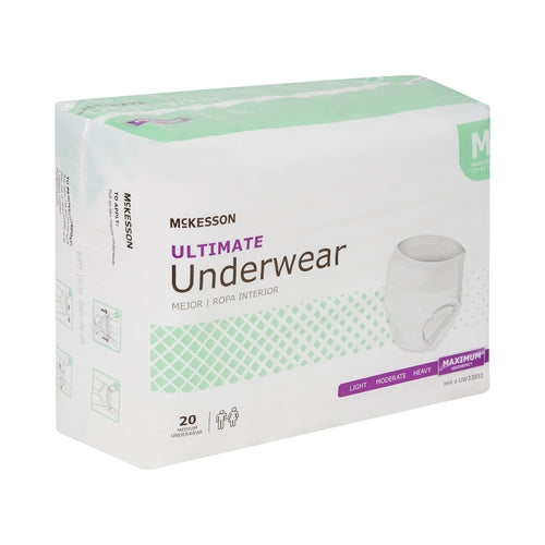 McKesson Absorbent Underwear Pull On Adult Medium Unisex