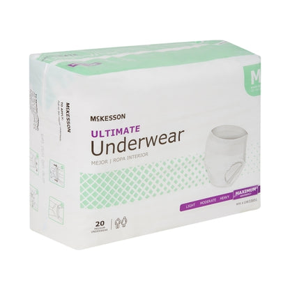 McKesson Absorbent Underwear Pull On Adult Medium Unisex