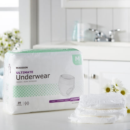 McKesson Absorbent Underwear Pull On Adult Medium Unisex