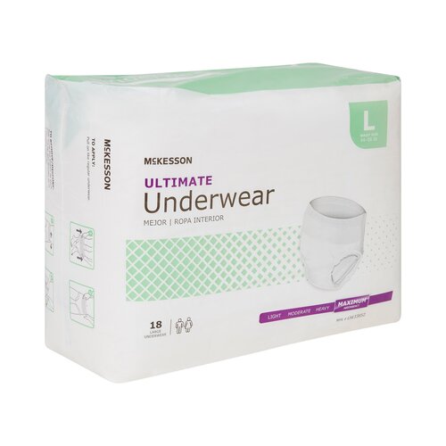 McKesson Absorbent Underwear Pull On Adult Large Unisex