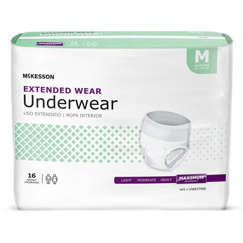 McKesson Absorbent Underwear Pull On Adult Medium Unisex