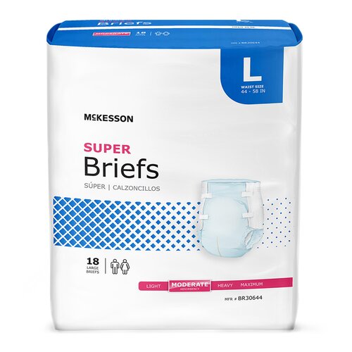 McKesson Incontinence Brief - Adult Large Unisex