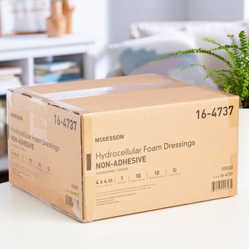 McKesson Foam Dressing 4 X 4 Inch Without Border