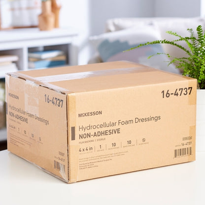 McKesson Foam Dressing 4 X 4 Inch Without Border