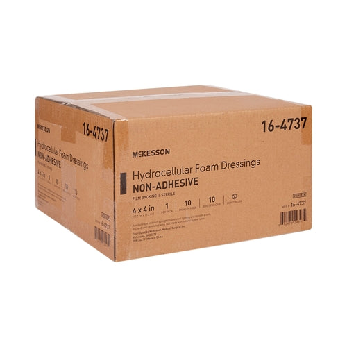 McKesson Foam Dressing 4 X 4 Inch Without Border