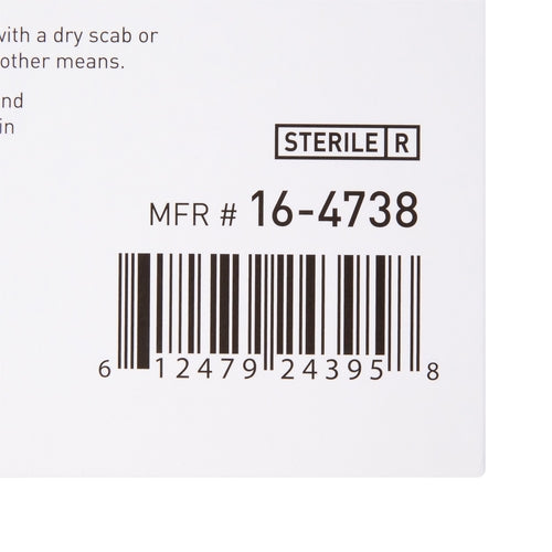 McKesson Foam Dressing 6 X 6 Inch Without Border Film Backing