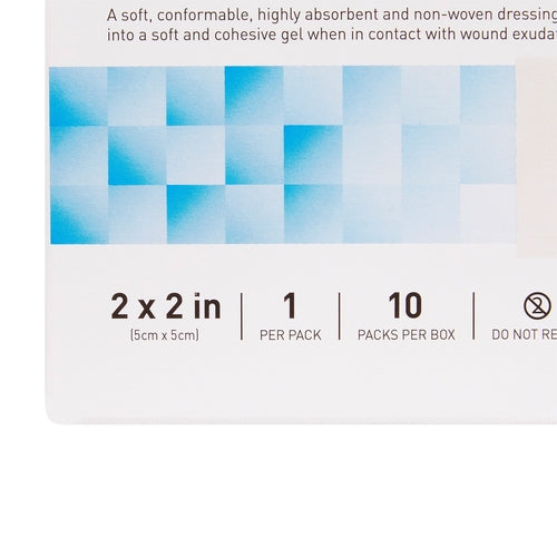 McKesson Gelling Fiber Wound Dressing 2 X 2 Inch Square Sterile