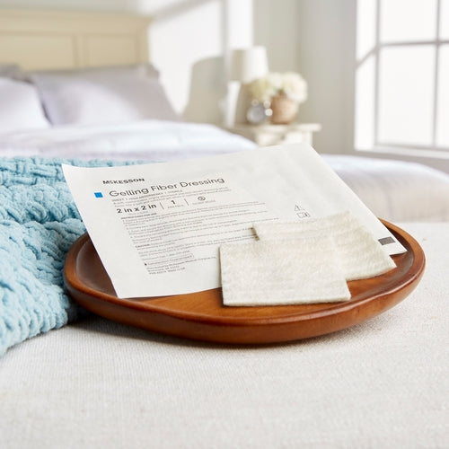 McKesson Gelling Fiber Wound Dressing 2 X 2 Inch Square Sterile