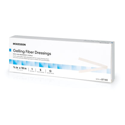 McKesson Gelling Fiber Wound Dressing 3/4 X 18 Inch