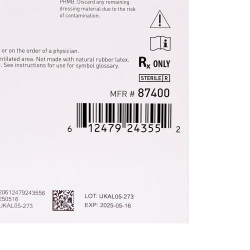 McKesson Gelling Fiber Wound Dressing 4 X 4-3/4 Inch Sterile