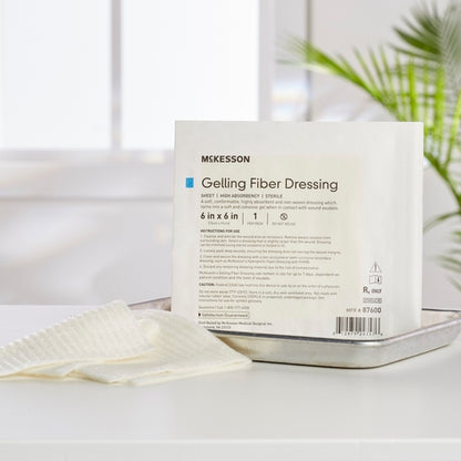 McKesson Gelling Fiber Wound Dressing 6 X 6 Inch