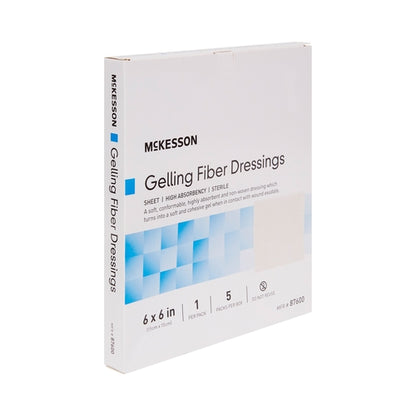 McKesson Gelling Fiber Wound Dressing 6 X 6 Inch