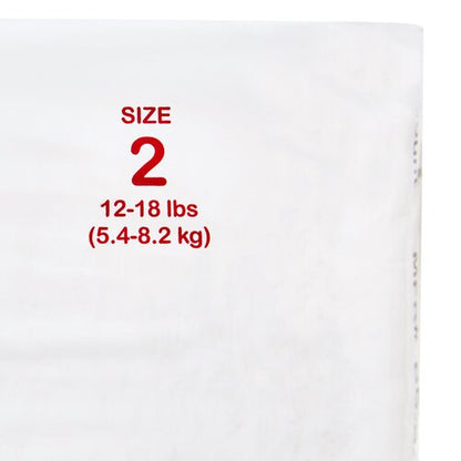 McKesson Unisex Baby Diaper Size 2 Disposable Heavy Absorbency