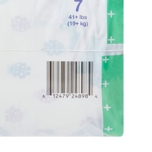 McKesson Unisex Baby Diaper Size 7 Disposable Heavy Absorbency
