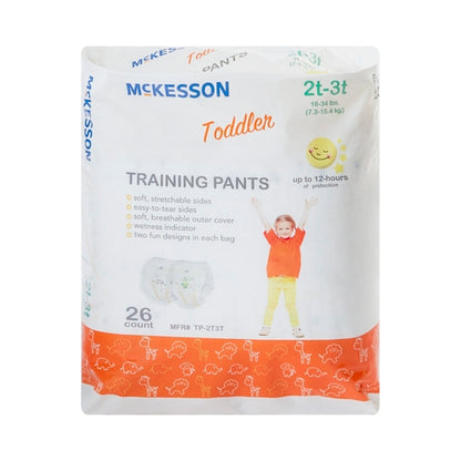 McKesson Unisex Toddler Training Pants Pull On Size 2T to 3T