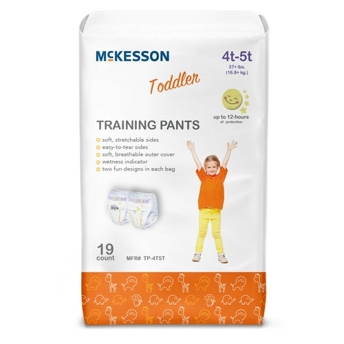 McKesson Unisex Toddler Training Pants Pull On Size 4T to 5T